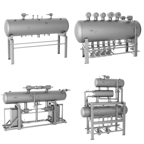 surge drums, receivers and units