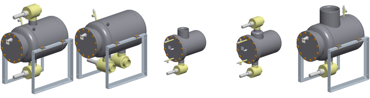 3D view of the changed float regulators