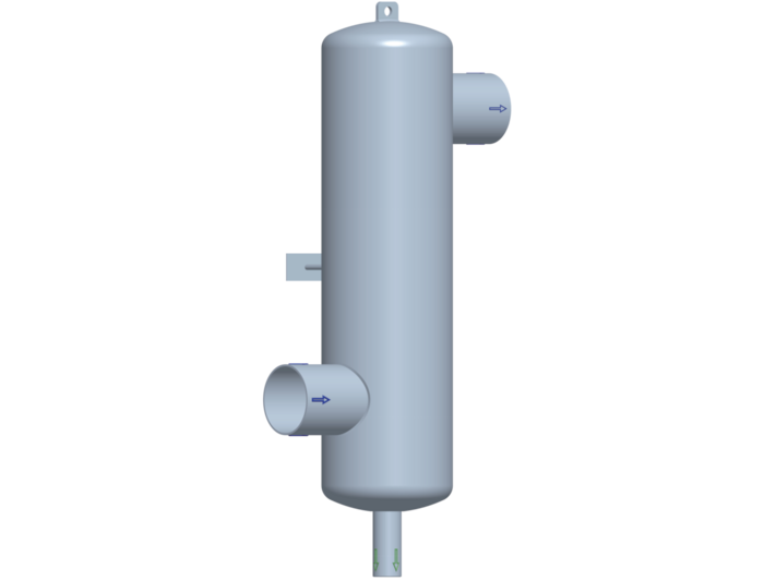 WITT pressure vessel and separator type HAD 400