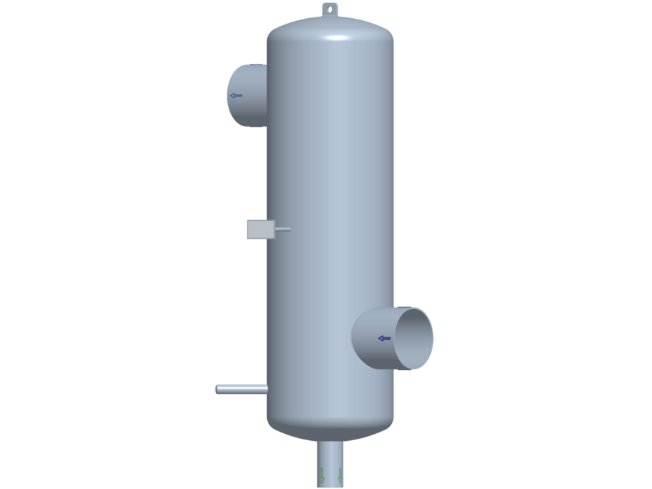 WITT pressure vessel and separator type HAD 550
