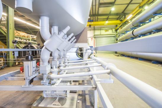 WITT Pumpenstation 2200x7000mm mit 4x HRP - Hermetische Kältemittelpumpe Typ 8050 
